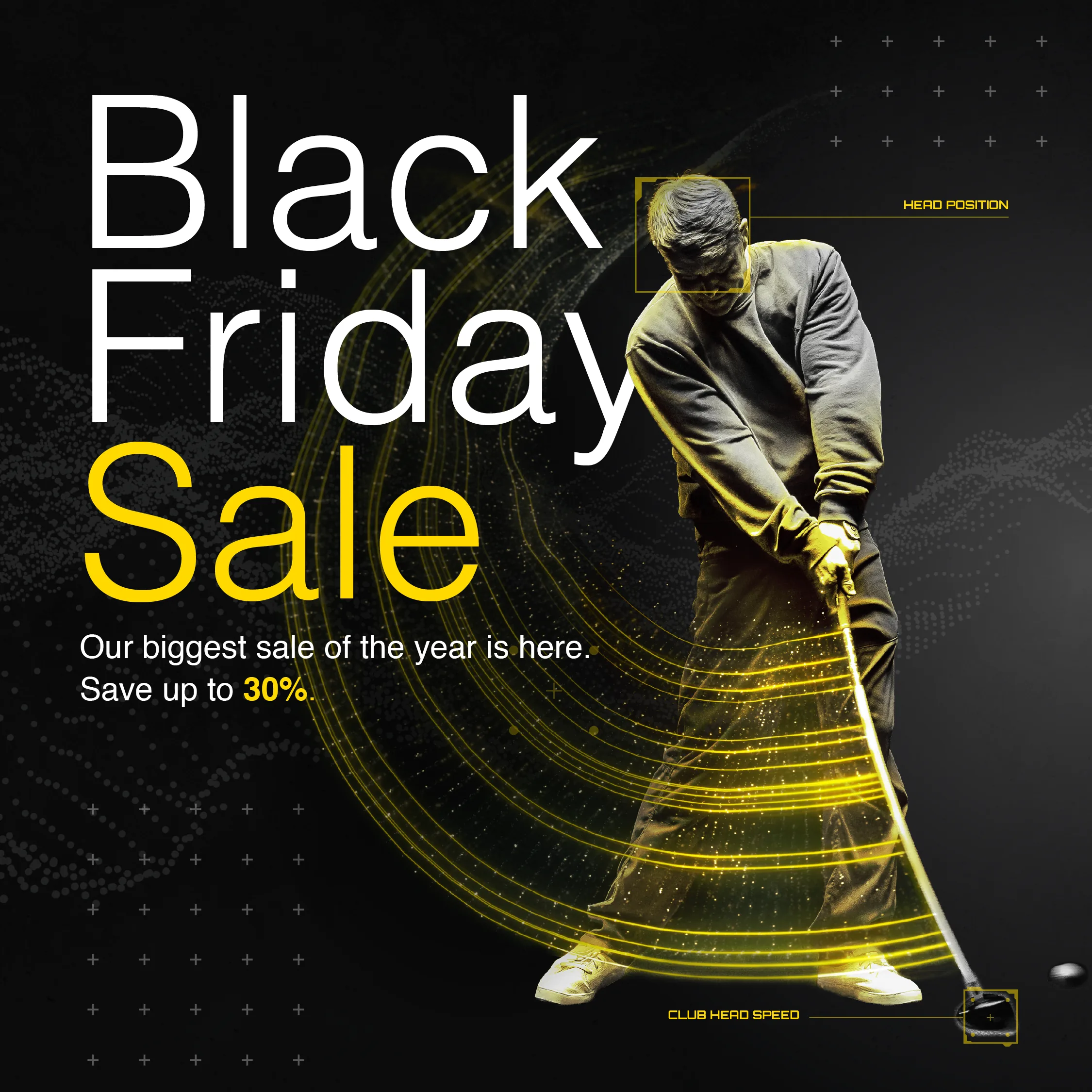 Black Friday promo, 1:1 paid social
