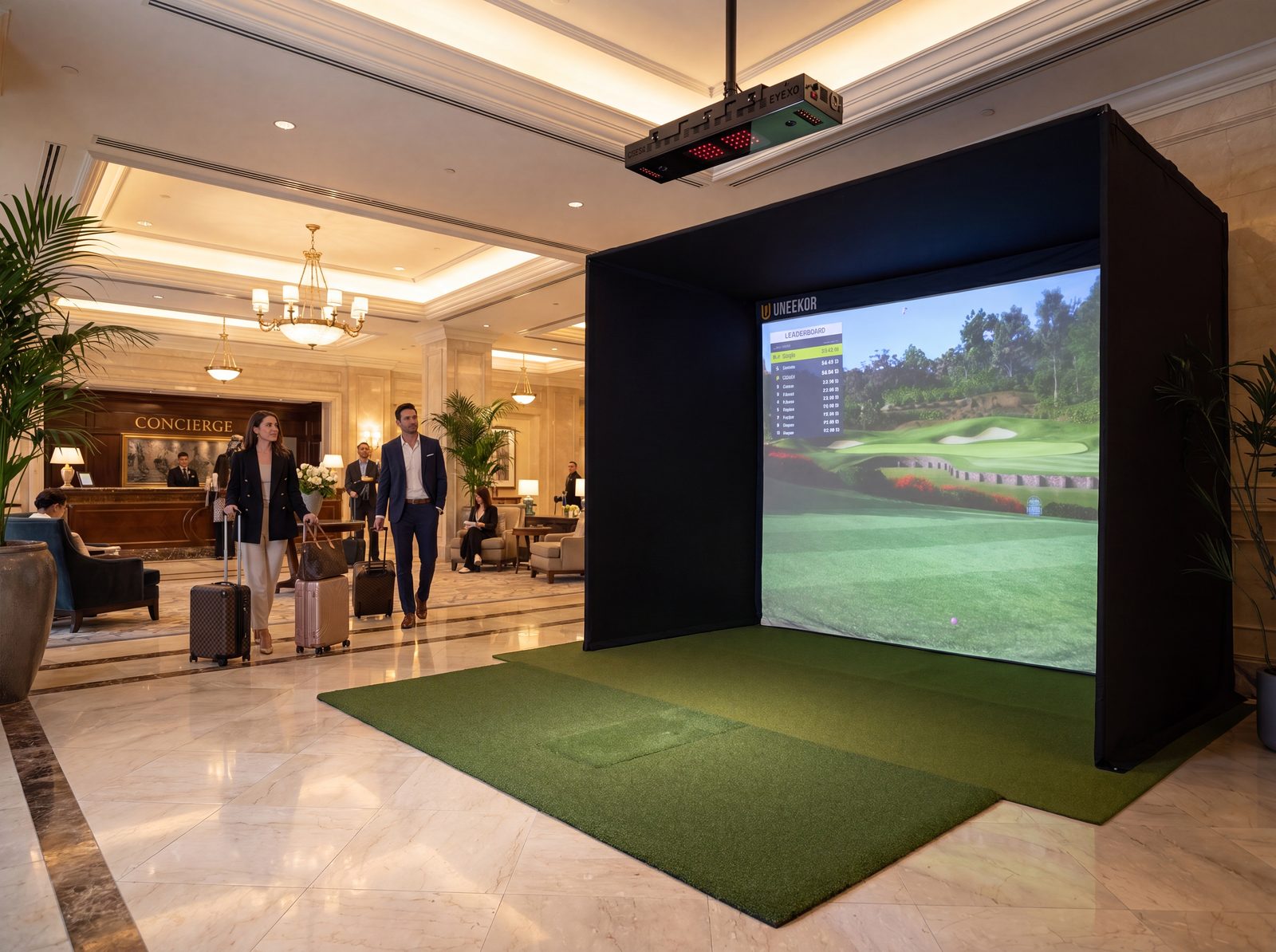 Hotel lobby